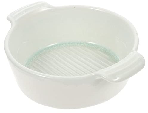 Milisten Baking Tray Kiln Glazed Snack Plate Ramekins with Lids Porcelain Ceramic Griddle Ramekins 10 Oz Oven Safe Creme Brulee Dish Ramekins 8 Oz Oven Safe Ceramics Banana Household