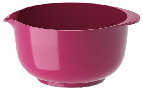 Rosti Margrethe Rührschüssel 4 Liter, Bruchsichere Schüssel, Backschüssel, Hefeteigschüssel mit gutem Griff, Teigschüssel aus Recycelbarem Kunststoff, Beetroot