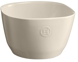 Emile Henry Petit Saladier Céramique, 2L, Beige Argile