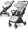 Lorelli Ultra Leichter Buggy Kinderwagen Loret, Einhand-Klappsystem in Sekunden, Nur 8,24 kg, Reisebuggy, Kompakter Sportsitz bis 22kg, Sitzbuggy, 5-Punkt-Gurt, Klappbarer Reisekinderwagen, Grau