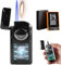 Briquet intelligent : briquet à double flamme intelligent en métal avec deux flammes lumières colorées transparentes, briquet coupe-vent avec flamme réglable briquet à jet intelligent