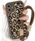 Yirlbey Funda con Cuerda Strap para iPhone 11 6,1, Silicona Carcasa con Colgante Cordon Correa Cuerdas con Aesthetic Leopardo Vaca Dibujos, Antigolpes Protector Caso Cover para iPhone11, marrón