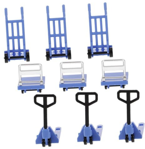Vaguelly 3juegos De Construcción De Transpaleta y Manual para Juguetes De Educación Infantil y Decoración De