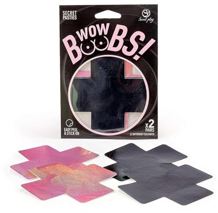 Secret Play - Cross Nipple Pasties 2 Pair