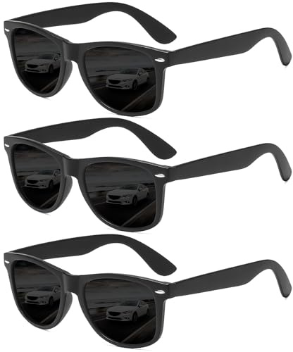Suertree Sonnenbrille Herren Polarisierte Sonnenbrille Damen Retro Klassische Vintage Polarisierte Brille UV400 Schutz Unisex Sunglasses Eckig für Fahren Outdoor-Aktivitäten