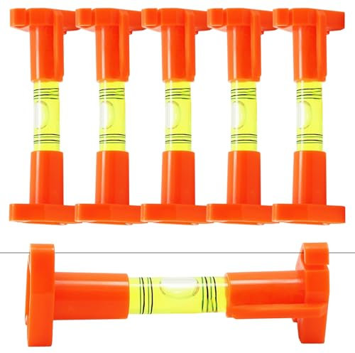 Ninnyi 6PCS String Line Spirit Level, String Line Level for Layout Brick Working