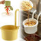 Faucet Hanging Strainer, Kitchen Sink Basket Waste Catcher Faucet Hanging Dumping Kitchen Draining Basket Easy to Install Multi-Purpose (Yellow)