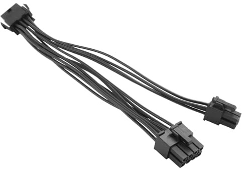 Masslla CPU 8 Pin Buchse auf CPU ATX 8 Pin + ATX 4 Pin Stecker Netzteil Konverter Adapter VerläNgerungskabel