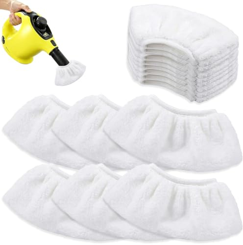 20PCS Reusable Microfibre Cloth Cover for Karcher Steam Cleaner 17x9CM | Microfibre Steam Cleaning Cloths, Steam Cleaner Pads, for Karcher Steam Cleaner Easyfix Sc2 Sc3 Sc4 Sc5 Accessories