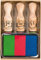 Brunnen 1048692 Stempelset (Belohnung Smiley, 3 Motivstempel aus Holz, inkl. Stempelkissen mit 3 Farben)