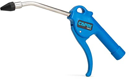 Capri Tools 21072 - Pistola ad aria compressa con punta in gomma, 12,7 cm, colore: Blu