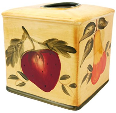 ACK Toskana, Mixed Fruit Delux Keramik Taschentuchbox, 88487