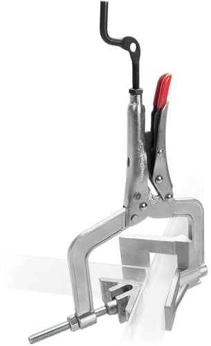JointMaster, 90 Degree, Angle Clamping Tool, Throat Depth: 3, Max Capacity: 1-1/4, OAL: 8-1/2, Single Hand T-Joint Clamp Tool, PL634, Strong Hand Tools