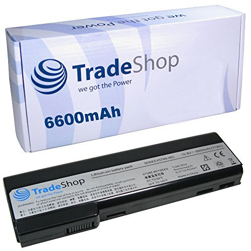Trade-Shop Laptop Notebook Li-Ion 10,8V/11,1V 6600mAh AKKU Black ersetzt HP Compaq 628664-001 628666-001 628668-001 628670-001 659083-001 630919-421 632114-141 632114-421 628369-421