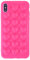 DMaos iPhone X/iPhone Xs Case for Women, 3D Pop Bubble Heart Kawaii Gel Cover, Cute Girly for iPhone 10 10s 5.8 inch - Hot Pink