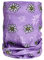 Alsino Multifunktions Halstuch Biker Motorrad Tuch Bandana 49 x 23 cm Edelweiß Atmungsaktiv Wetterfest Outdoor, Farbe wählen:Edelweiß flieder