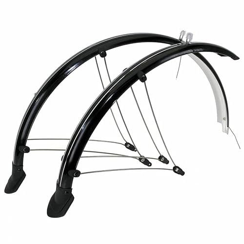 Schutzblech für Mountainbikes, 24 Zoll, P2R, Kunststoff, Schwarz, Breite 56 mm (schwarz)