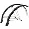 Schutzblech für Mountainbikes, 24 Zoll, P2R, Kunststoff, Schwarz, Breite 56 mm (schwarz)