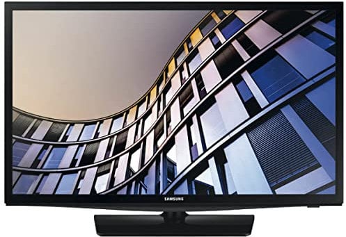 Samsung HD TV 24N4305 - Smart TV de 24, HDR, Ultra Clean View, PurColor, Micro Dimming Pro y color negro.