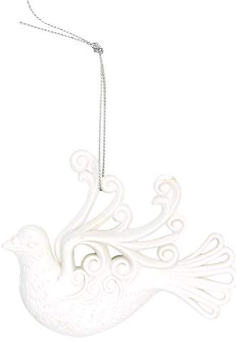 Needzo Weihnachtsbaumschmuck, Taube, 10,2 cm, 2 Stück