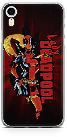 ERT GROUP mobile phone case for Apple Iphone XR original and officially Licensed Marvel pattern Deadpool 009 optimally adapted to the shape of the mobile phone, case made of TPU