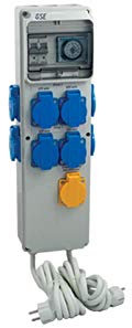 GSE Timer Box III 12 x 600 Watt + Heating 220V - Grow Indoor Anbau Lampen Steuerung Rohr-Lüfter Zeitschaltuhr Bewässerung Ventilator Garten