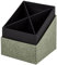 Rössler Papier 1331452670 - S.O.H.O. Stifteköcher, 86 x 86 x 100 mm, Special Line Sage, 1 Stück