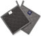 Encasa Maniques en Coton résistant à la Chaleur avec Boucle de Suspension - Lot de 2 - Gris - Coussin Chauffant Quotidien matelassé Polyvalent pour la Cuisine - 21 cm