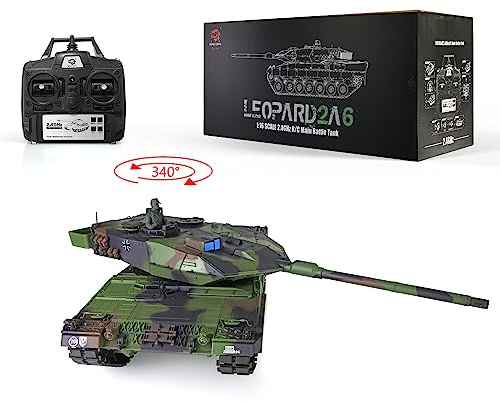 Heng Long US auf Lager, RC Panzer 2.4Ghz 1/16 Scale 7.0 Kunststoff Ver Leopard2A6