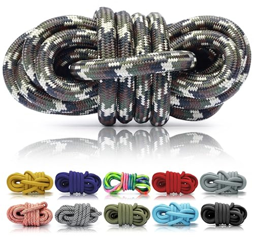 Ganzoo PPM Seil 5 m Zuschnitt, 10 mm Tau, Polypropylen Multifilem Rope, Camoflage, Material für Hundeleine und Hundehalsband, für Takeln, Flechten, Knoten, Schlüsselanhänger, Handyketten, Bastelideen