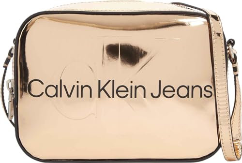 Calvin Klein Sac camera cuir PU métalisé Femme