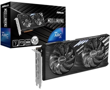 ASRock Intel ARC A770 Challenger SE 16GB OC VGA Card (90-GA57ZZ-00UANF)