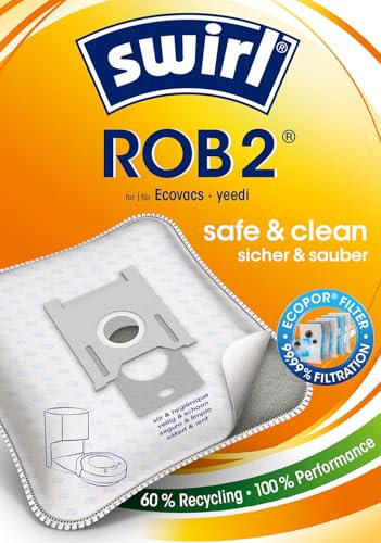 Swirl ROB 2 EcoPor Staubsaugerbeutel, Cotton