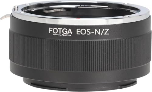 Hersmay EOS-Nikn Z - Adattatore per obiettivo Canon EOS Mount Obiettivo per Nikon Z Mount Z8 Zf Zfc Z5 Z6 Z7 II Z6II Z7II Z9 Z50 Z30