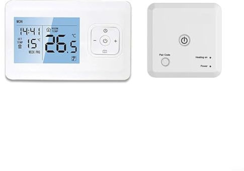 Thermostat d'ambiance sans fil Wifi pour téléphone Tuya, fonction de verrouillage pour enfants