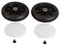 Segrehy Kinderwagenräder, Gummi, Schwarz, 5.1 Zoll, für Yoya/Vovo Kinderwagen, Baby Stroller Wheel, WHEEL, mit Werkzeug, Vorder- und Hinterräder, Ersatzräder