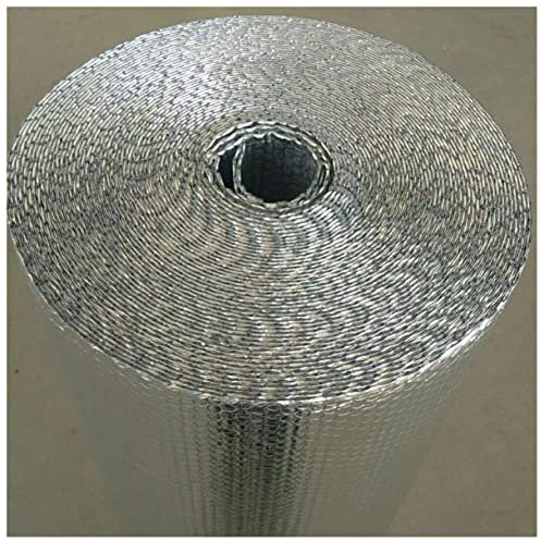 Isolierfolie Dämmfolie Luftpolsterfolie, Isolierung, Selbstklebende Isolierfolie, Heizkörperreflektor, doppelte Aluminium-Luftpolsterfolie, wärmereflektierende wasserdichte Membran, Dampfsperre