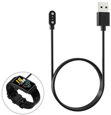 Universale Caricatore per Smartwatch,Cavo di Ricarica per Smartwatch da 1M,Cavo USB Magnetico a 2 Pin,Sw021/ID205U/ID205S/ID205L/D216/021SW021/SW025/SW01/SW023/Uwatch 3/Uwatch Ufit/ Uwatch GT