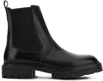 Hogan Scarpe Uomo Stivaletto H673 Chelsea Pelle Nera (B999 Nero, Sistema Taglie Calzature EU, Adulto, Uomo, Numero, Media, 44)