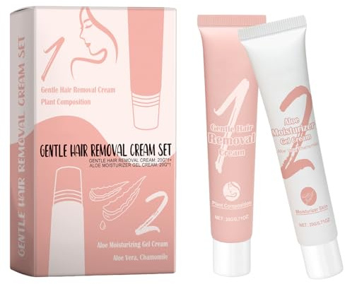 Aurlux Haarentfernungscreme, Gesichtshaarentfernungscreme für Frauen, Bikini-Haarentfernungscreme, Sofortige Haarentfernung, Schmerzlose Haarentfernungscreme und Feuchtigkeitsversorgung (1pcs)