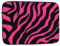 LLKGOT Zebra Tigre Leopardo Rosa Stampa Antiurto Portatile Laptop Sleeve Bag 15 pollice per Uomini Donne Viaggi d'affari, Ufficio Uso quotidiano