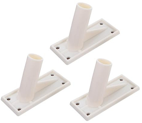 Garneck 3 Stück Selbstklebende Fahnenhalter Für Wandmontage – Robuste Halterung Für Fahnenmast Und Flaggen – Ideal Für Den Außenbereich – Einfach Anzubringen Und Stabil