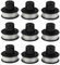 Daaxing Lot de 3/6/9 têtes de débroussailleuse pour Black & Decker A6226 GL250 GL310 GL360, bobine et fil de rechange pour débroussailleuse (9 pièces)