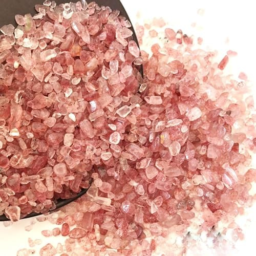 100g Natural Pink Rose Quartz Crystal Stone Rock Chips Bulk Fish Tank Gravel Succulents Crafts Vases Filler