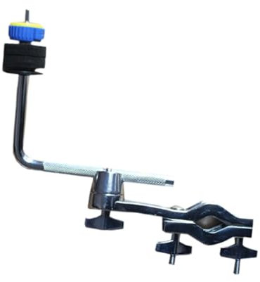 Asta per piatti con staffa per batteria, morsetto di estensione per concerto e palco