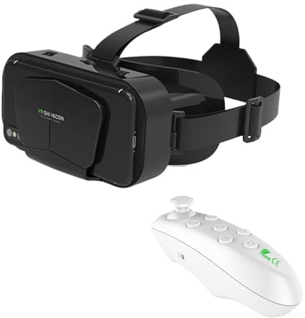 Verwandeln Sie Ihr Smartphone in ein VR-Handy mit VR-Brille, Virtual-Reality-Brille, Virtual-Reality-VR-3D-Brille, Headset, 5 Stück