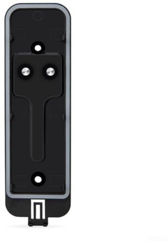 Secure Mounting Backplate for Video Doorbell Plastic Installation Solution (Black)