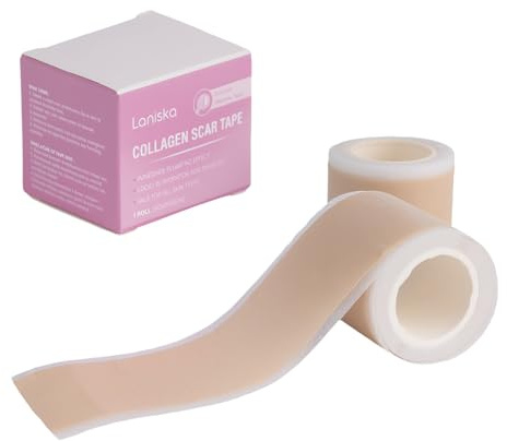 2 PCS Silikon Narbenpflaster Gegen Falten - 4 * 150 cm Hochwertiges Silikonpflaster Falten, Wasserfestes Silicone Scar Sheets für Alle Hauttypen, Scar Tape für Narben