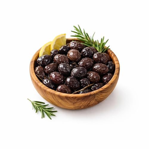 Schwarze Oliven – Fleischig & aromatisch – Naturgereift nach Sele-Art – Ölveredelt – Manisa Akhisar, 700 g