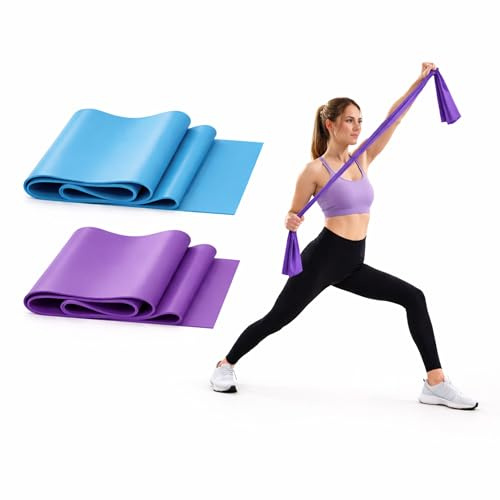 Theraband Set 2er Pack – 150x35 cm Hautfreundliches Fitnessband Physioband | Yoga, Pilates, Reha & Krafttraining